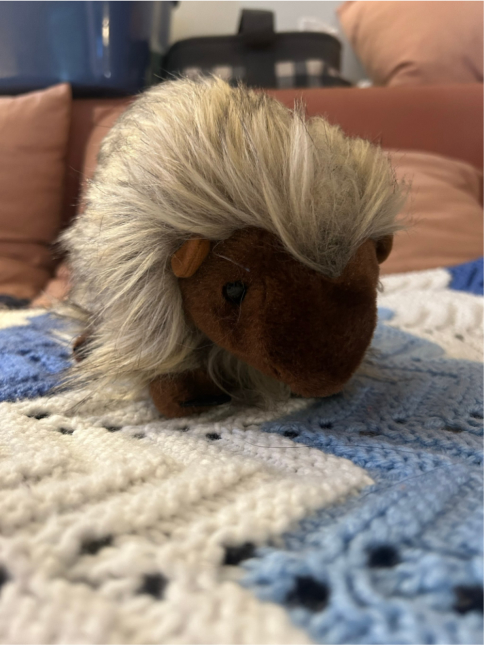 Vintage 2003 WishPets Judi Porcupine Plush Realistic 12” Rare